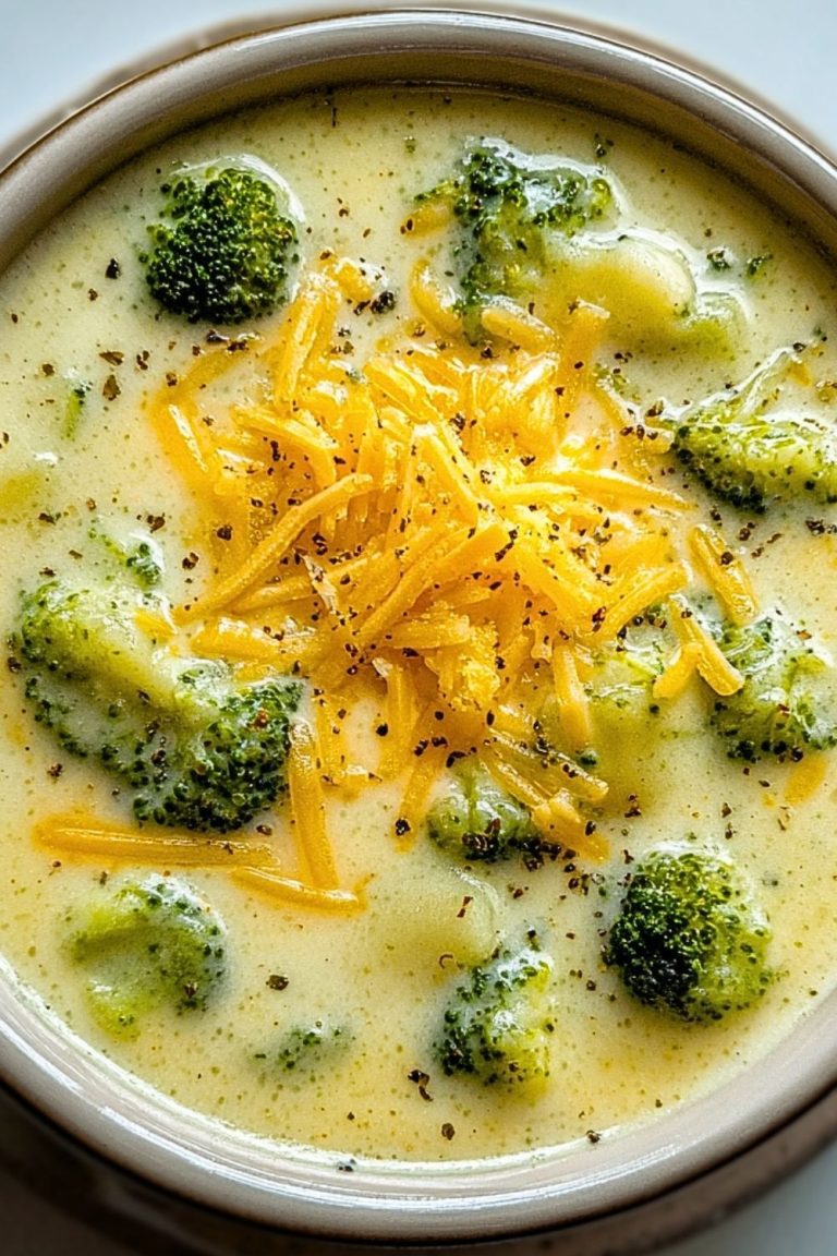 Creamy Broccoli Cheese Soup - Ava Chef Life