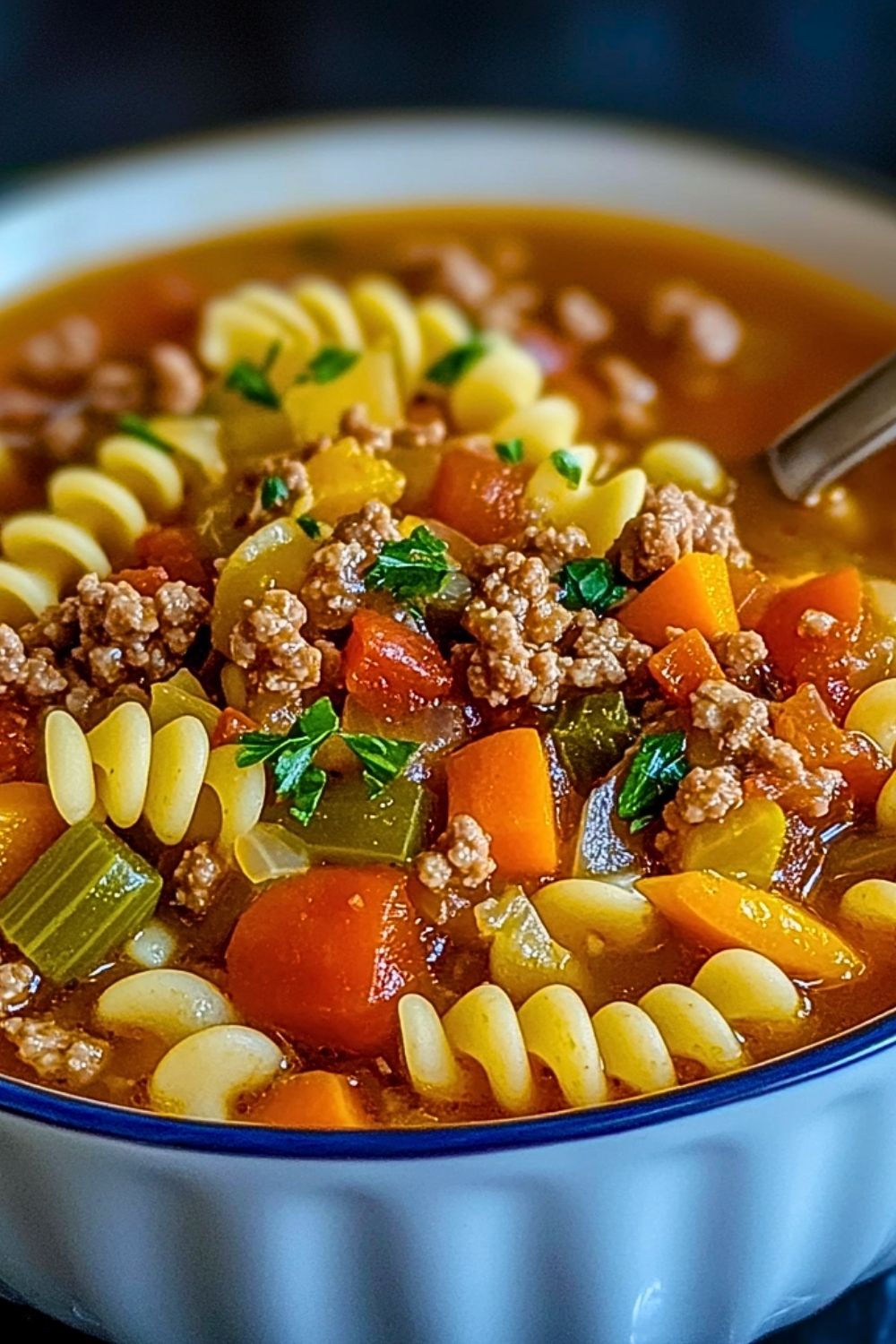 Easy Hamburger Noodle Soup Ava Chef Life