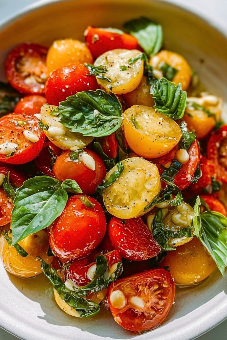 High Protein Tomato Basil Salad Ava Chef Life